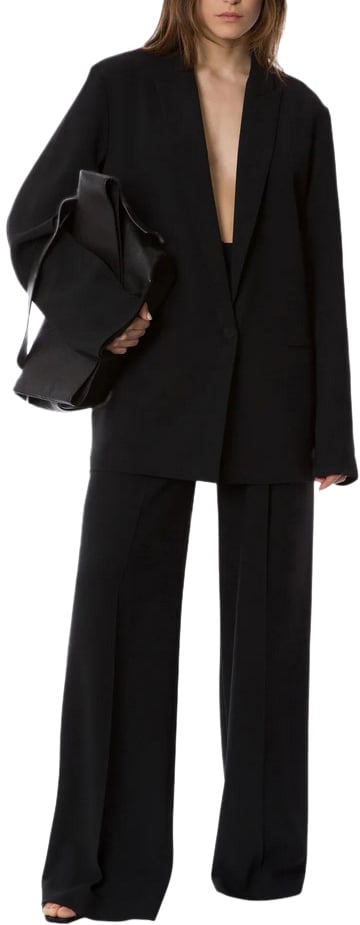 Alberta Ferretti Trousers Black Zwart