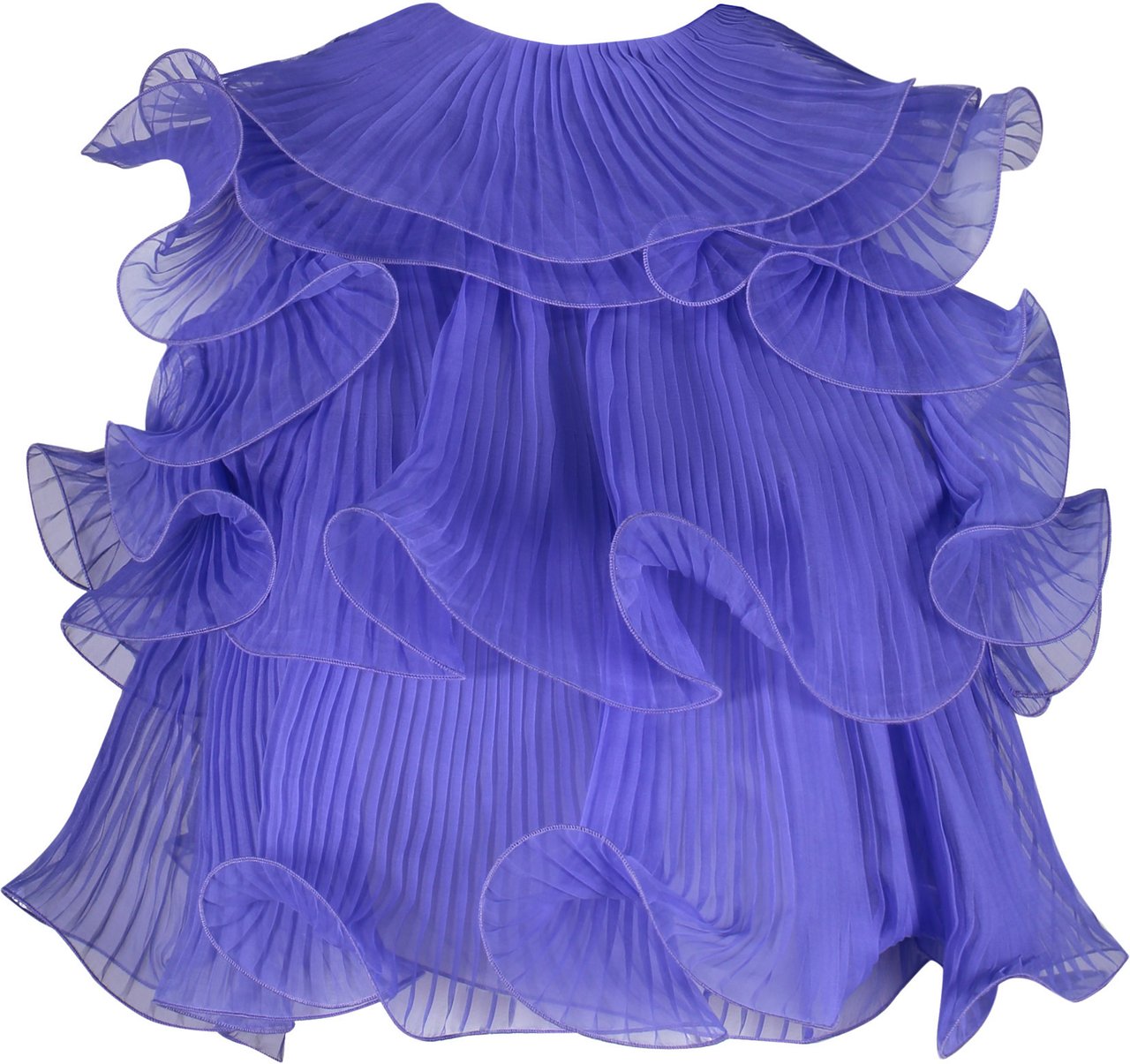 Alberta Ferretti Pleated blouse Blauw