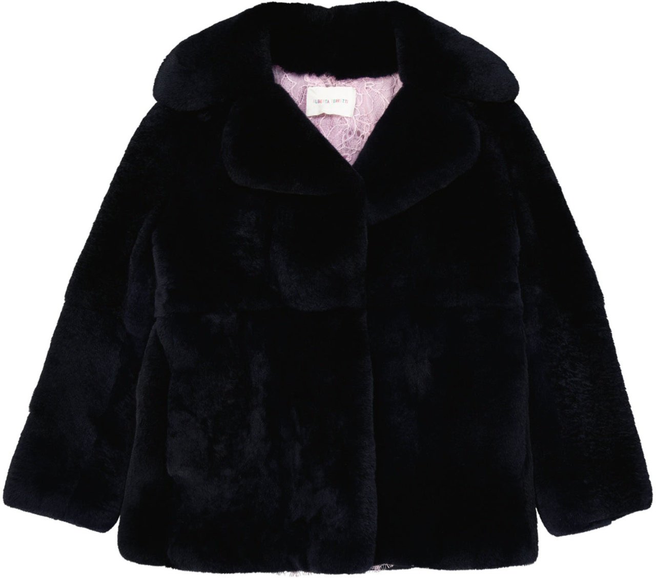 Alberta Ferretti Alberta Ferretti Friday Rabbit Fur Jacket Blauw