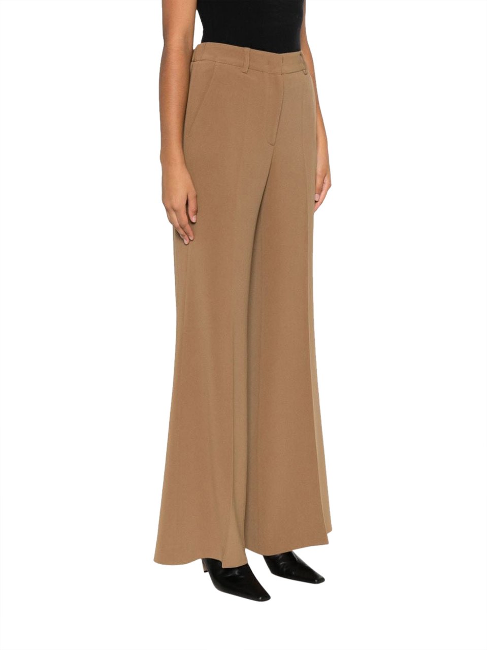 Alberto Biani Trousers Camel Beige