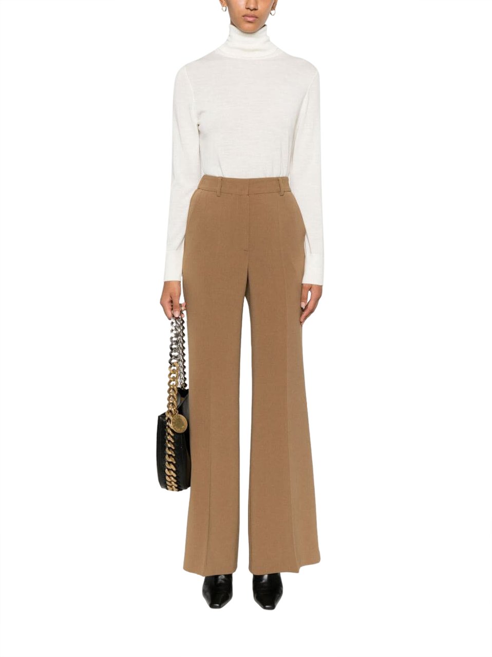 Alberto Biani Trousers Camel Beige