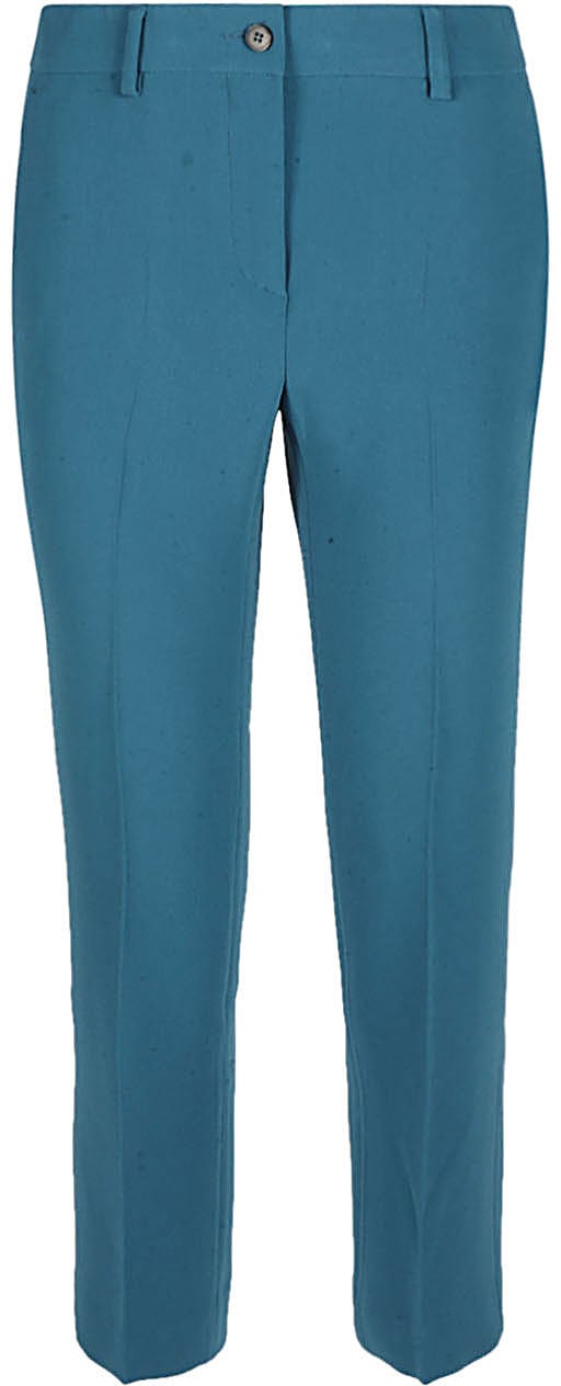 Alberto Biani Trousers Clear Blue Blauw