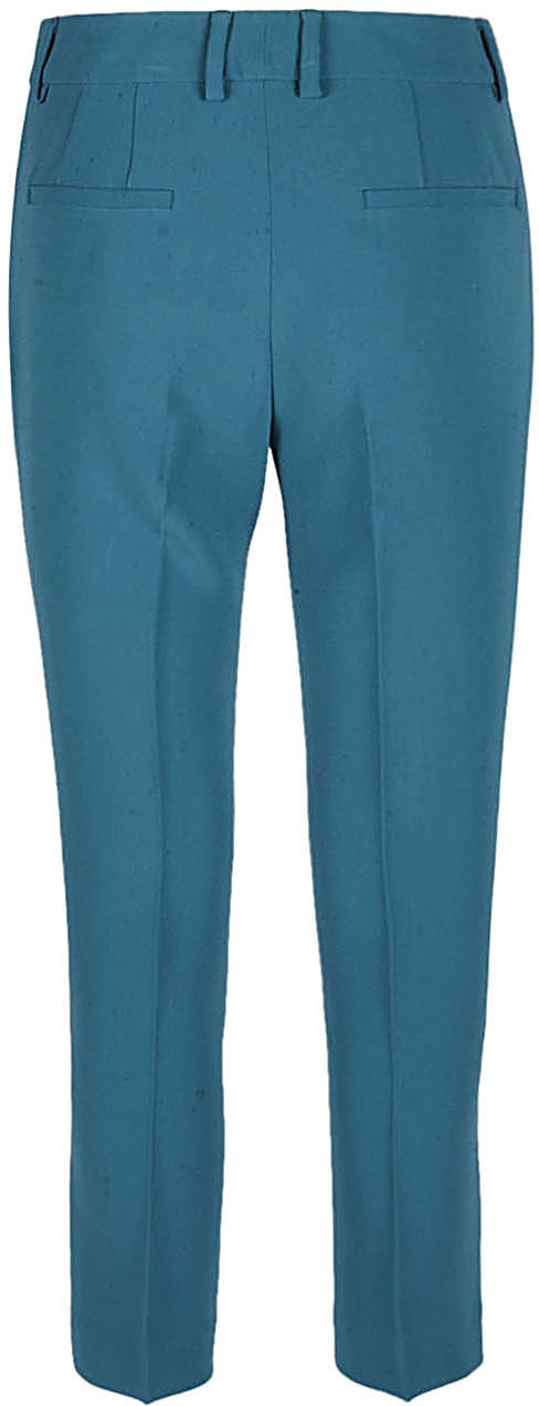Alberto Biani Trousers Clear Blue Blauw