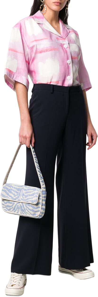 Alberto Biani Trousers Blu Blauw