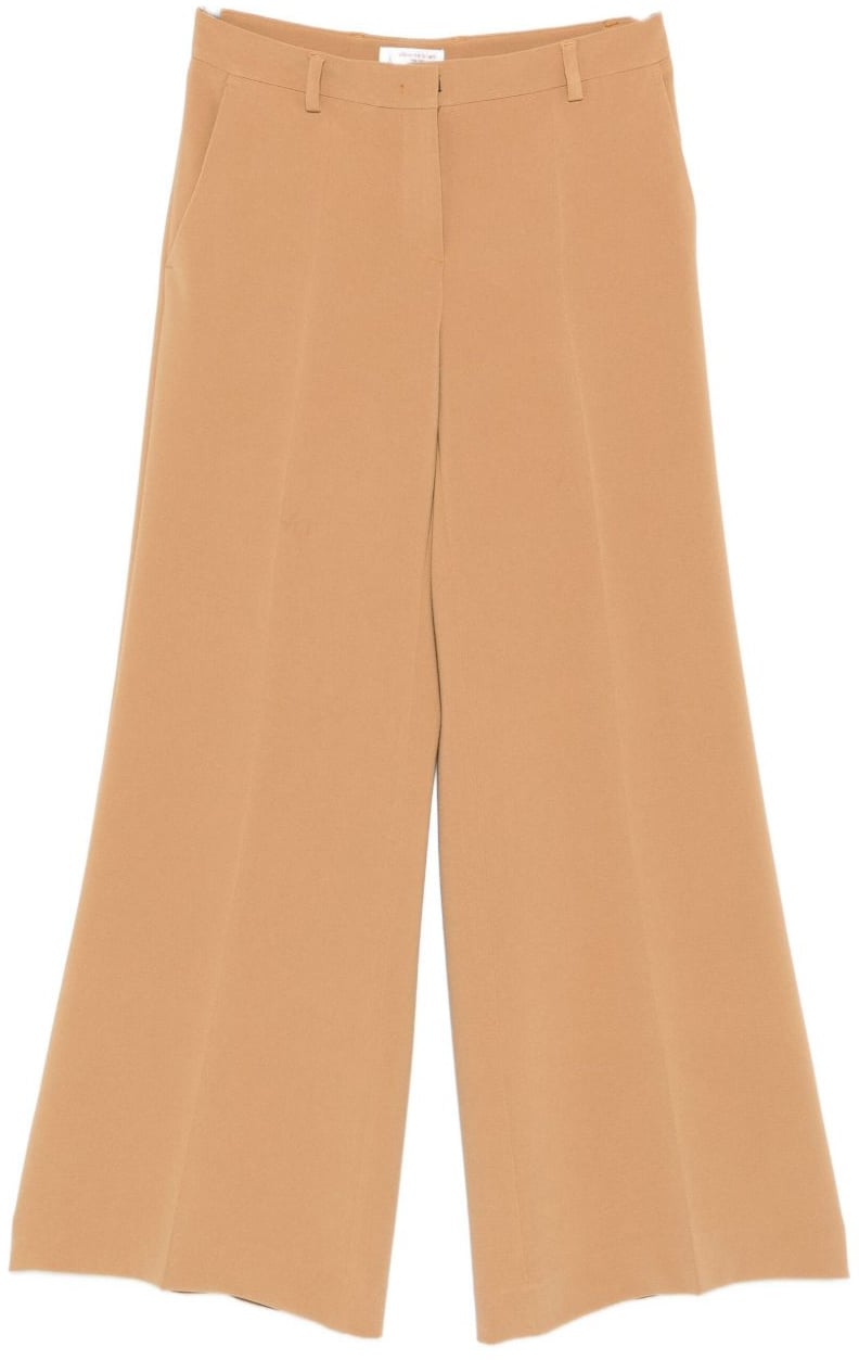 Alberto Biani Trousers Camel Beige
