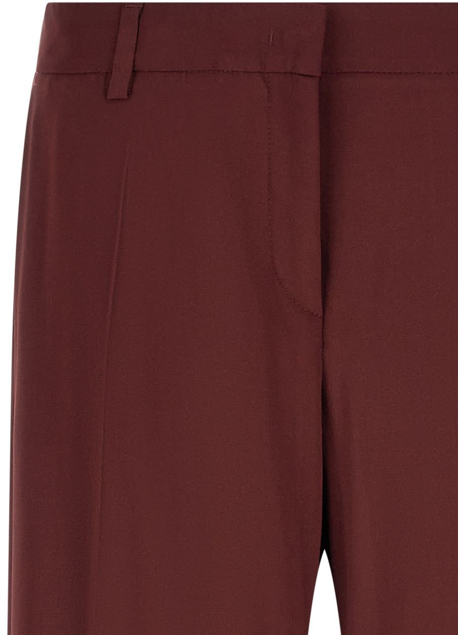 Alberto Biani Trousers Bordeaux Rood