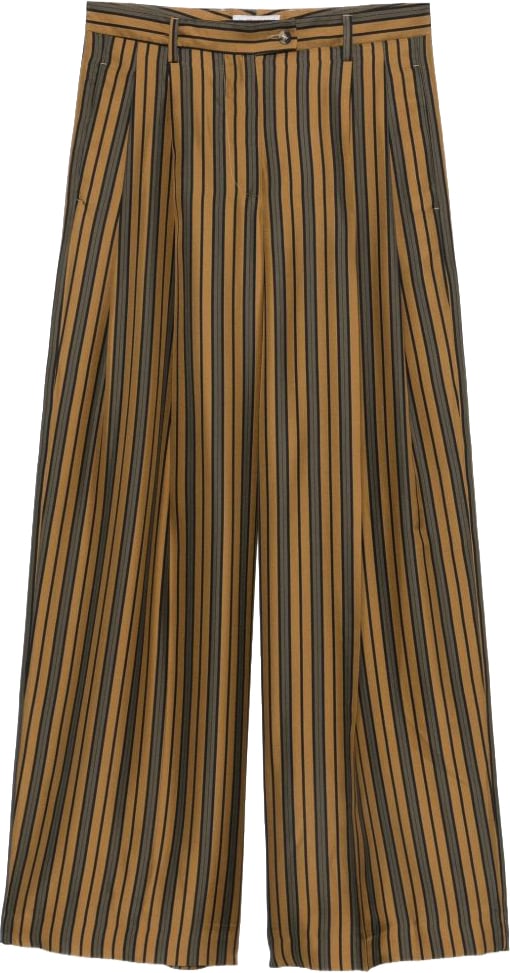 Alberto Biani Trousers Marrone Bruin