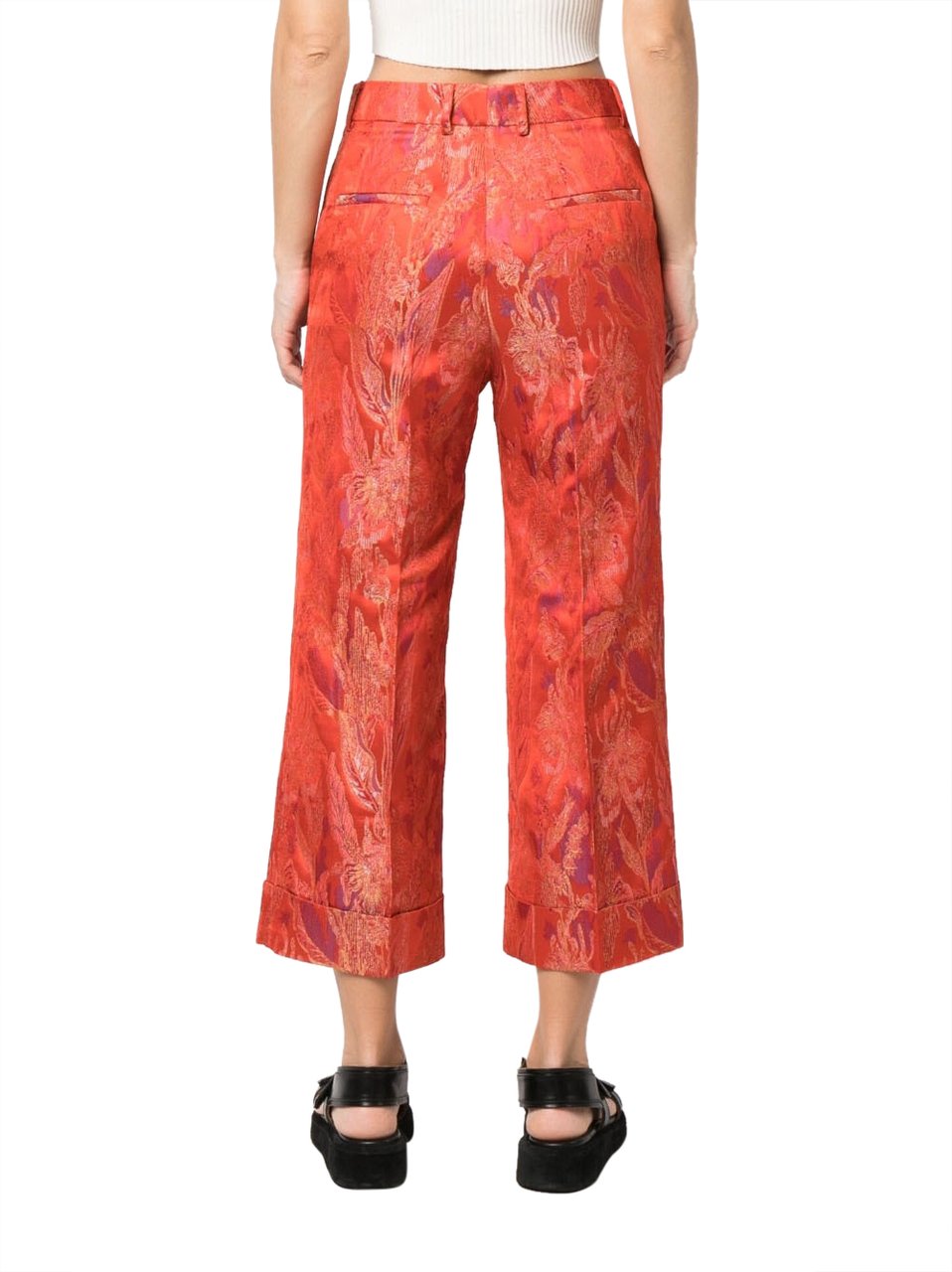 Alberto Biani Trousers Red Rood