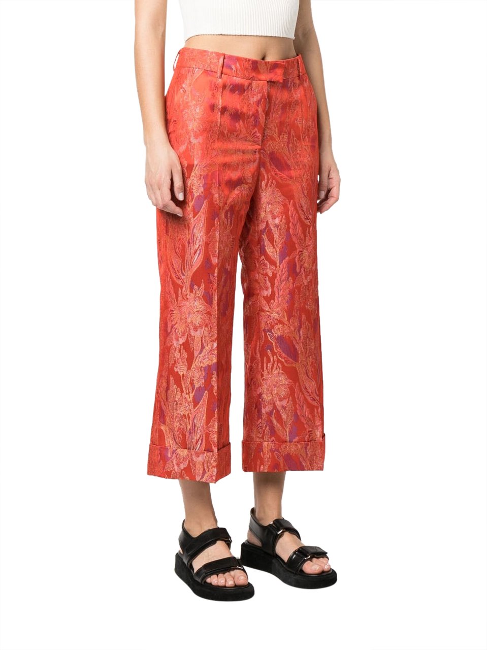 Alberto Biani Trousers Red Rood