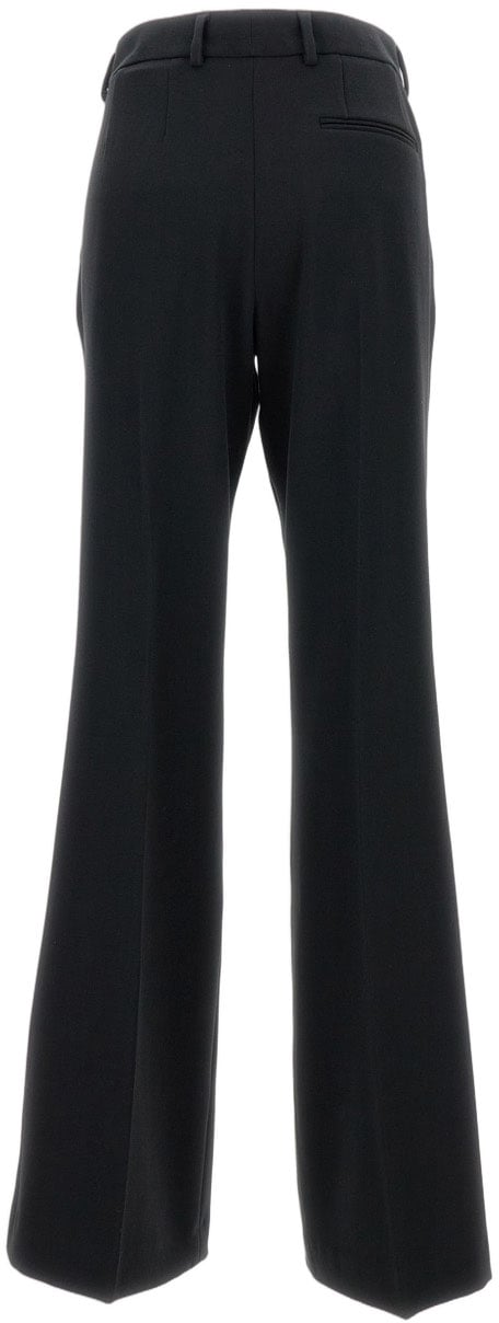 Alberto Biani Flared Cady Pants Zwart
