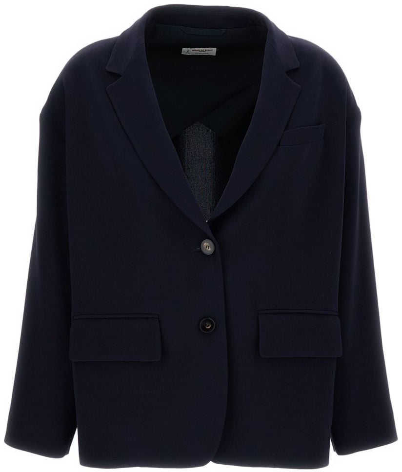 Alberto Biani Jackets Blue Blauw