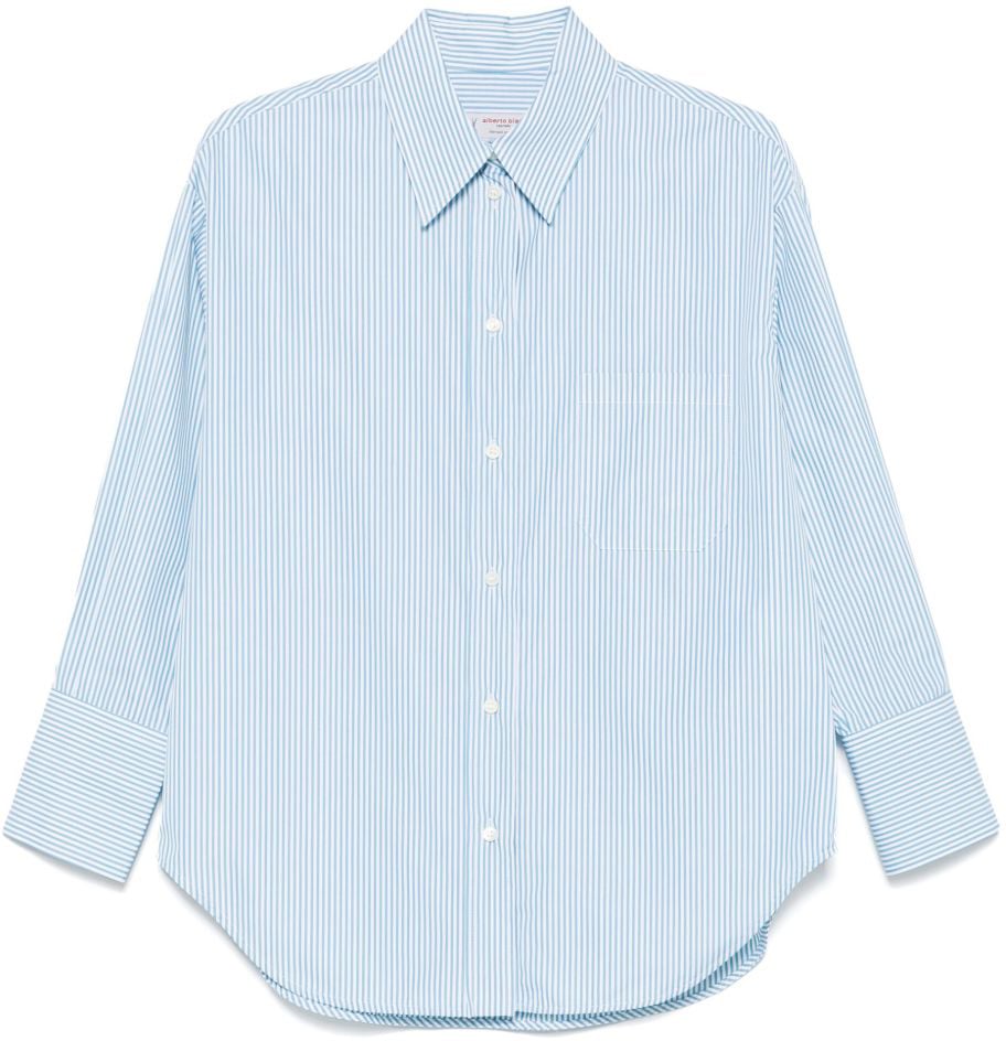 Alberto Biani Shirts Clear Blue Blauw