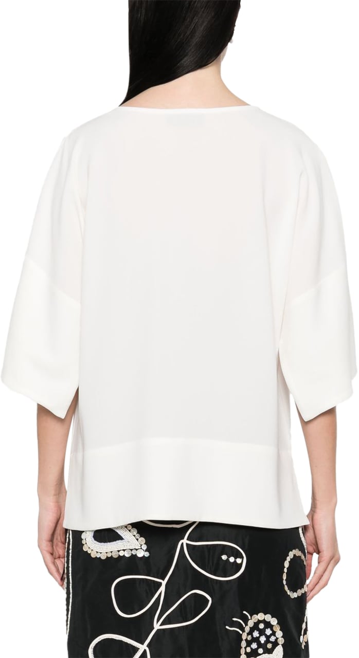 Alberto Biani Shirts Ivory Wit