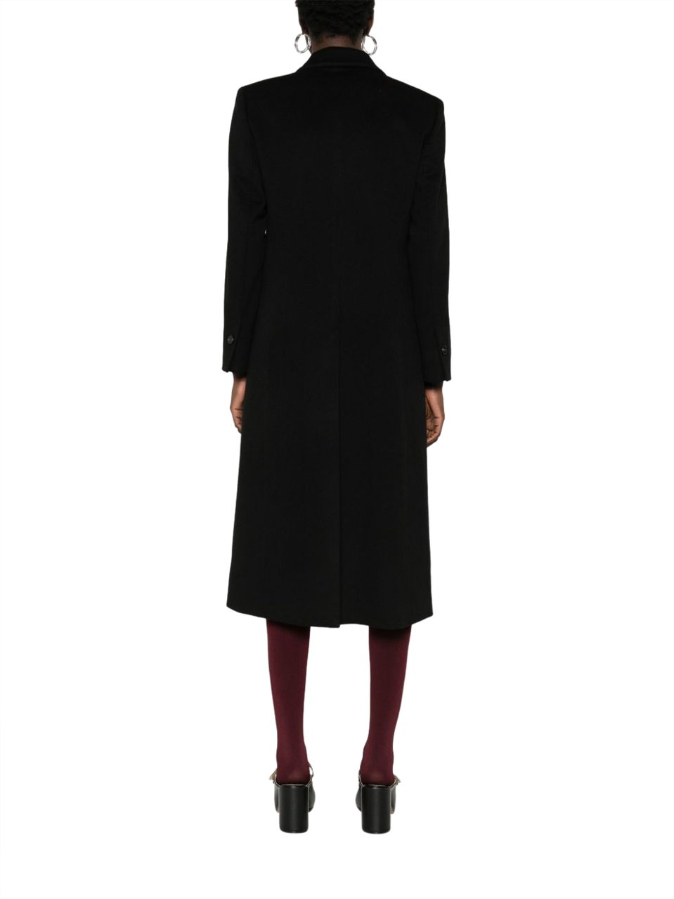 Alberto Biani Coats Black Zwart