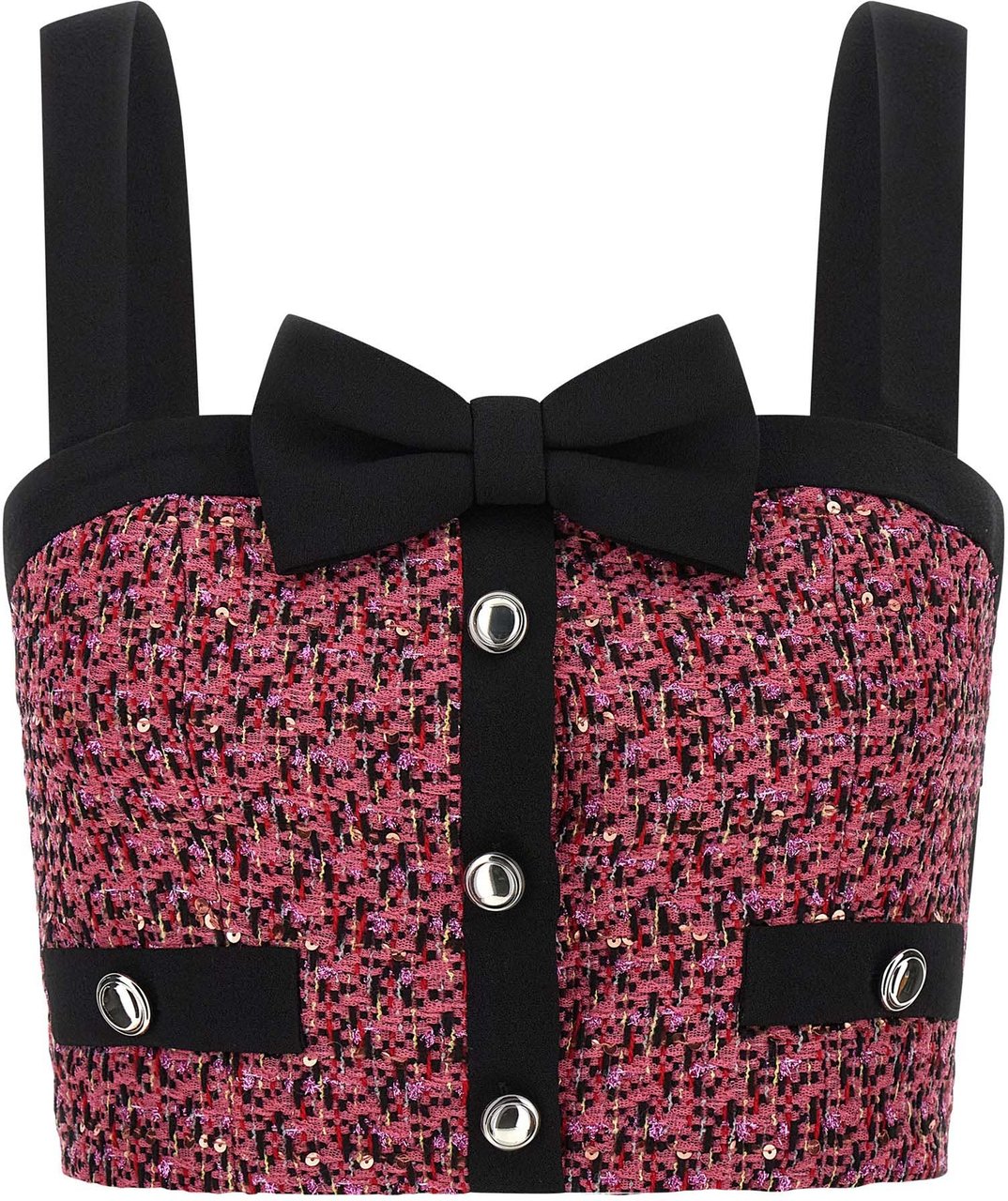 Alessandra Rich Multicolor Polyamide Tank Tops Divers