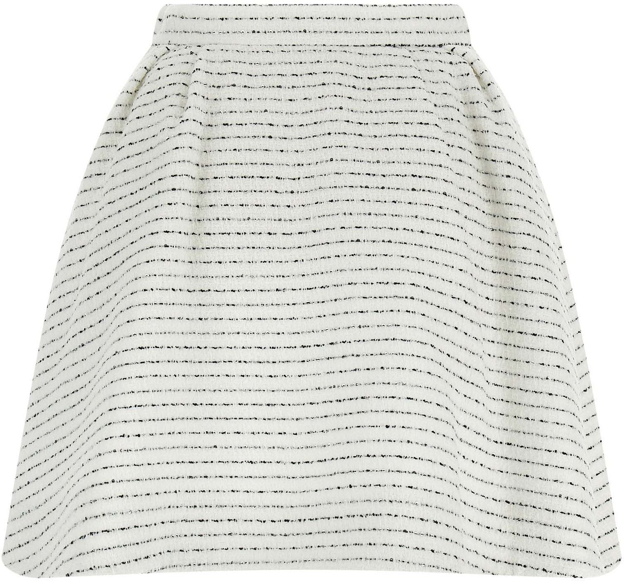 Alessandra Rich White Polyamide Long Skirt Wit