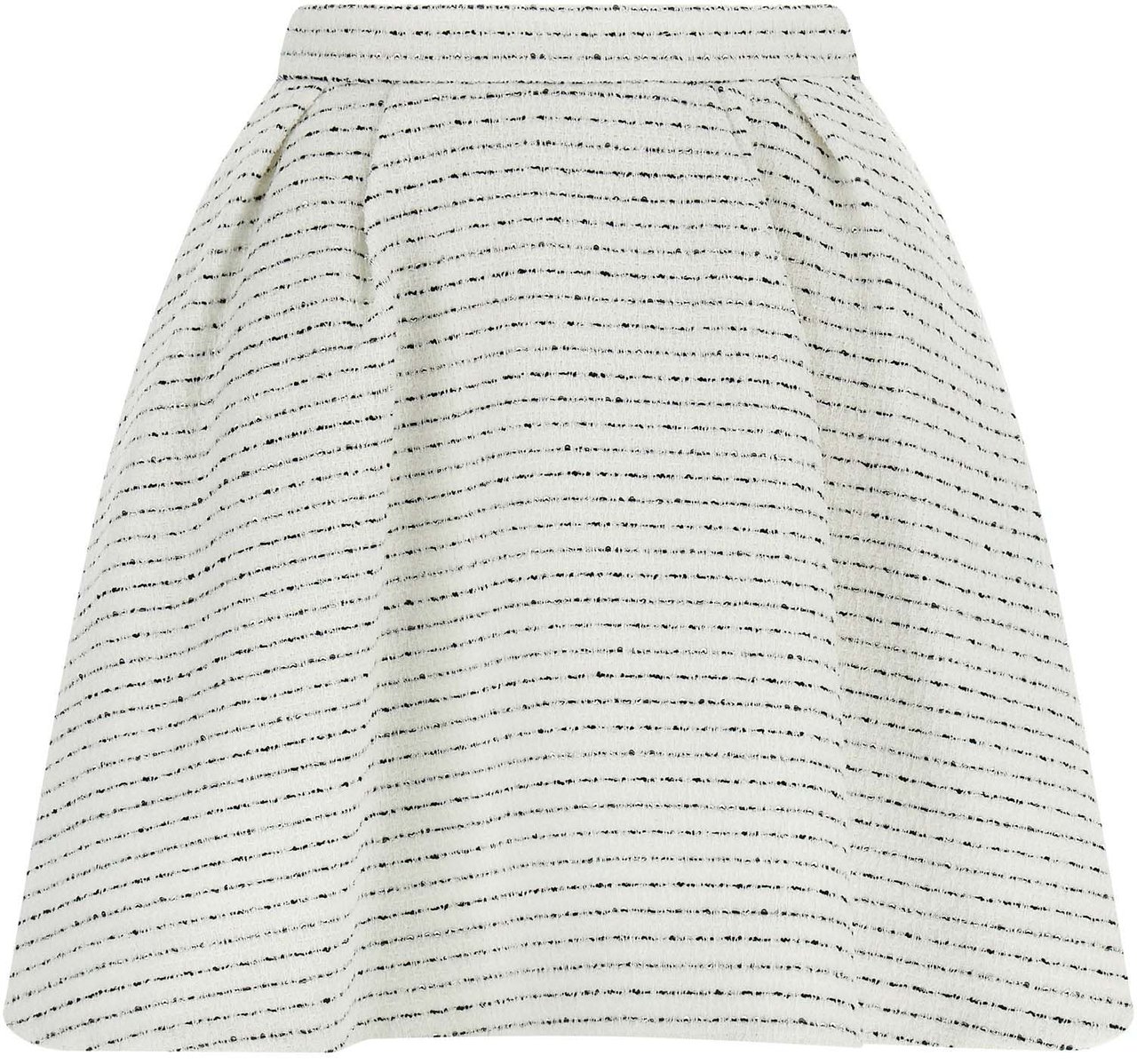 Alessandra Rich White Polyamide Long Skirt Wit