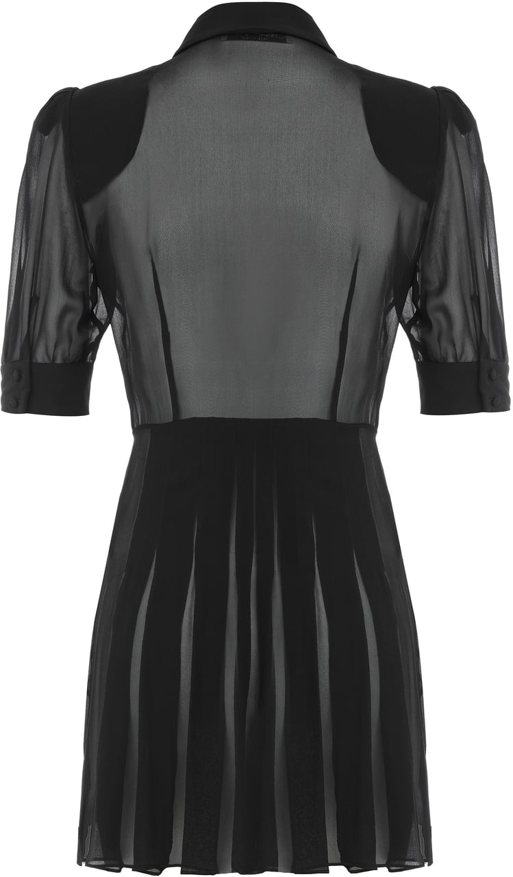 Alessandra Rich Mini chemise dress Zwart