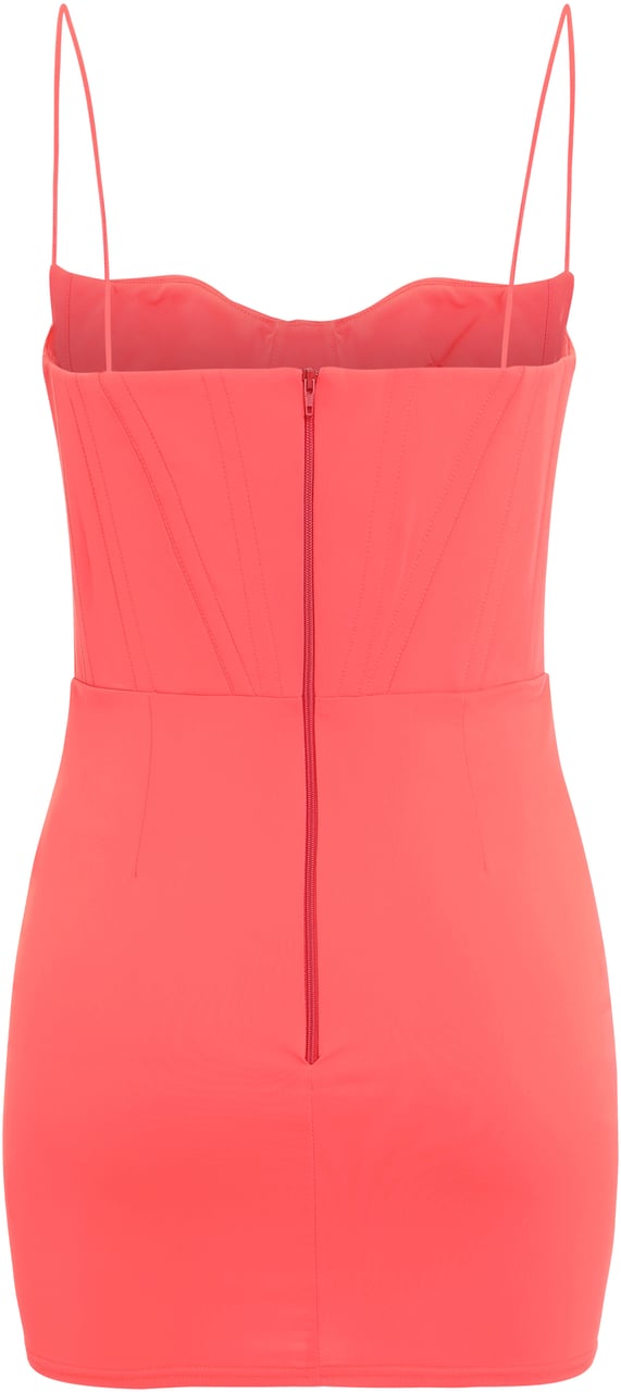 Alex Perry Mini dress in technical fabric Oranje