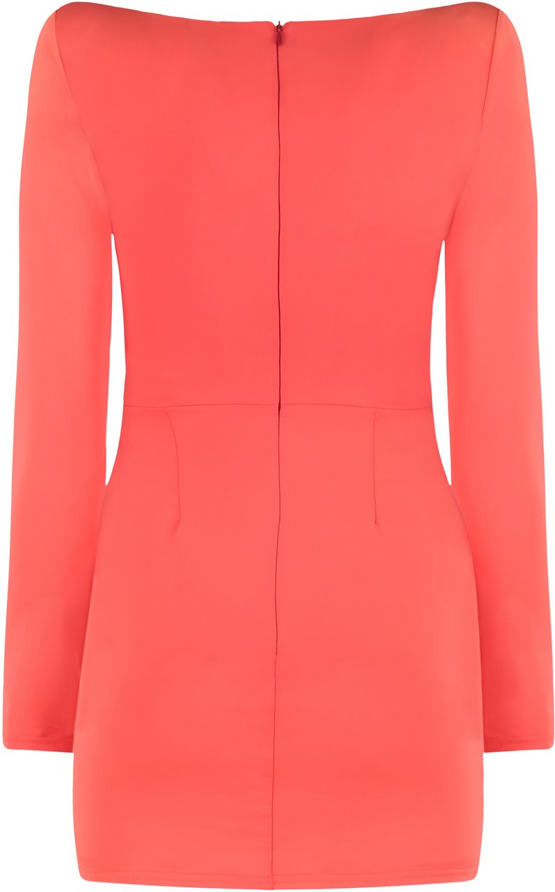 Alex Perry Mini dress in technical fabric Oranje