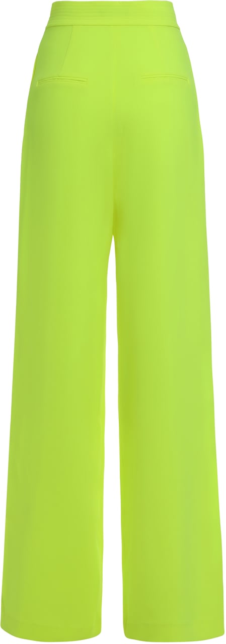 Alex Perry Loose pants in technical fabric Geel