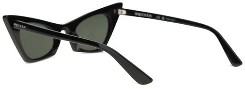 Alexander McQueen Alexander McQueen Black Plastic Sunglasses Zwart