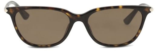 Alexander McQueen Alexander McQueen Brown Acetate Sunglasses Bruin