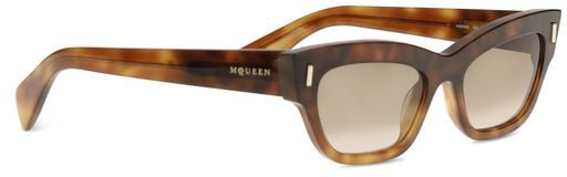 Alexander McQueen Alexander McQueen Brown Acetate Sunglasses Bruin