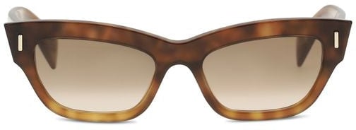 Alexander McQueen Alexander McQueen Brown Acetate Sunglasses Bruin