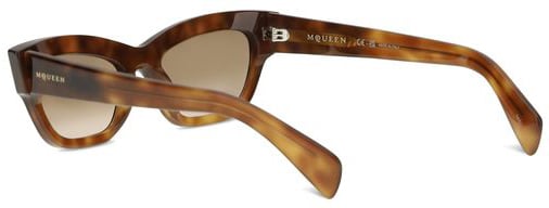 Alexander McQueen Alexander McQueen Brown Acetate Sunglasses Bruin