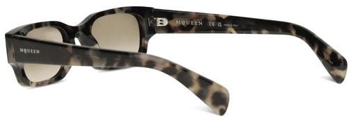 Alexander McQueen Brown Acetate Sunglasses Bruin