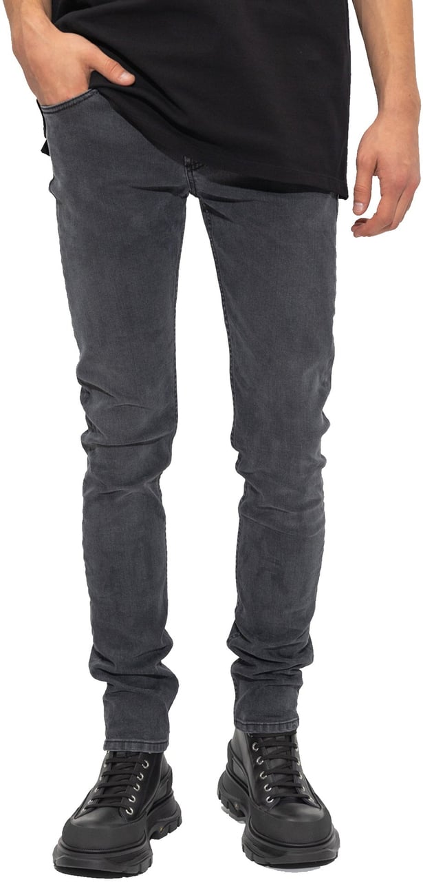 Alexander McQueen Cotton Denim Jeans Divers