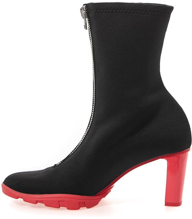 Alexander McQueen Ankle Boots Black Divers