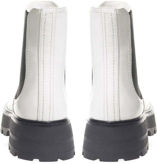Alexander McQueen Ankle Boots White/Black Divers