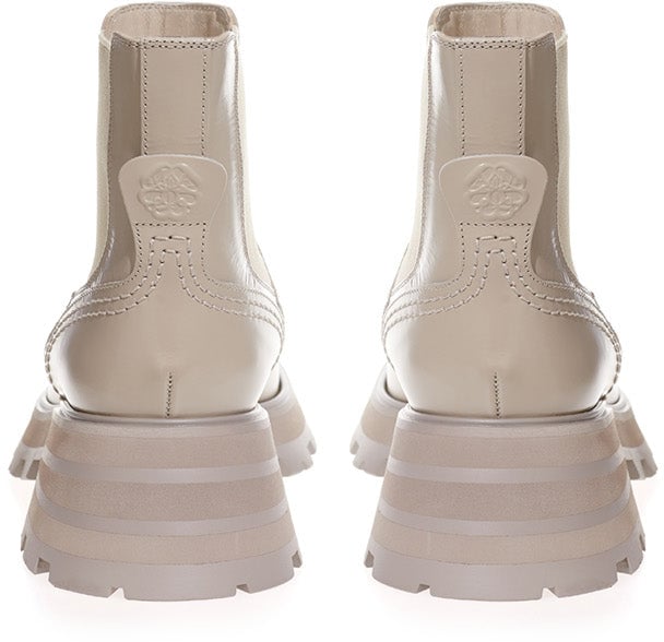 Alexander McQueen Ankle Boots Taupe Divers