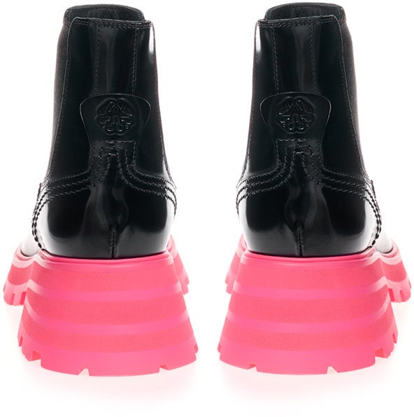 Alexander McQueen Ankle Boots Black Divers
