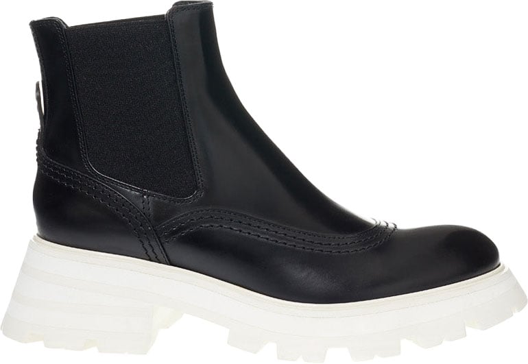 Alexander McQueen Ankle Boots Black Divers