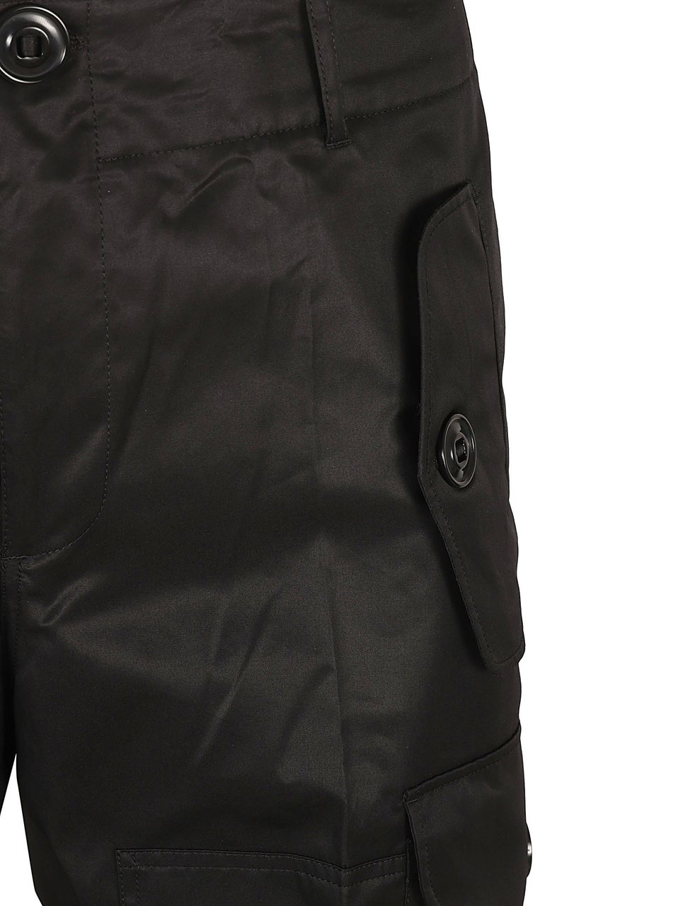 Alexander McQueen Tailored Black Trousers with Classic Waistband Zwart