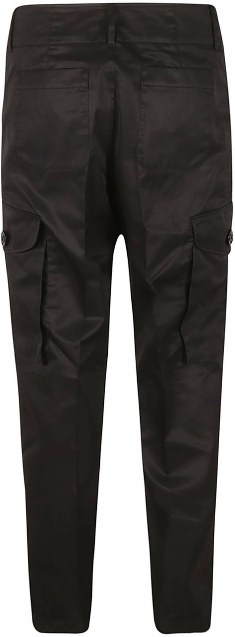 Alexander McQueen Tailored Black Trousers with Classic Waistband Zwart