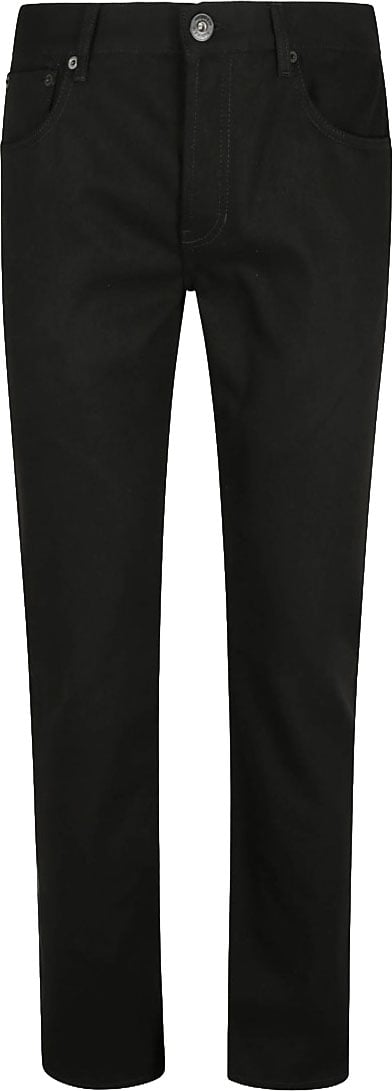 Alexander McQueen Classic Straight Leg Jeans With Five Pockets Zwart