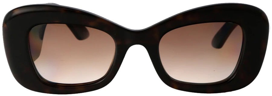 Alexander McQueen Oversized Cat-Eye Sunglasses Zwart