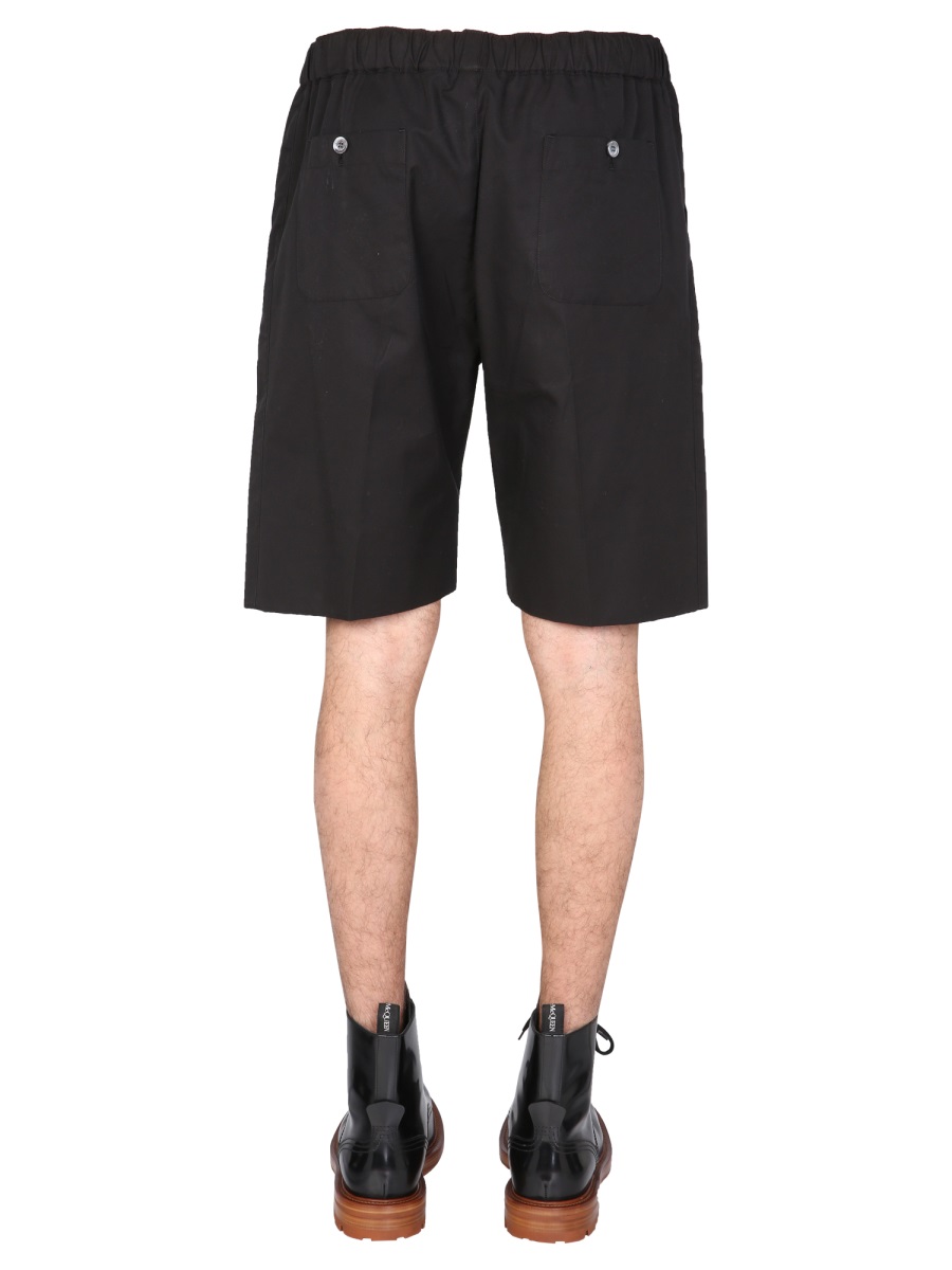 Alexander McQueen GABARDINE BERMUDA Zwart