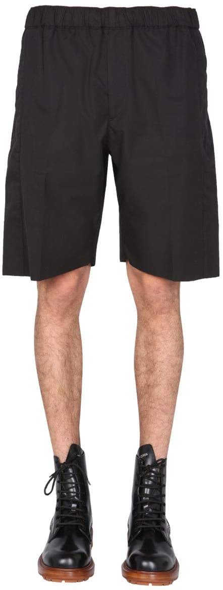 Alexander McQueen GABARDINE BERMUDA Zwart