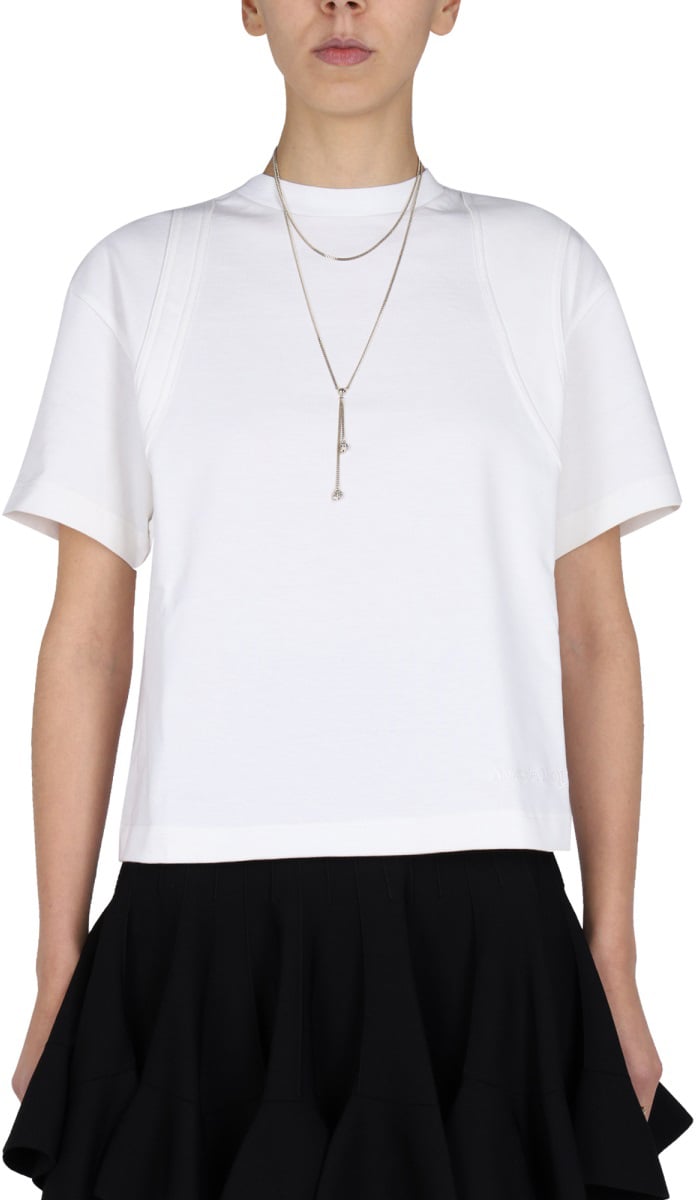 Alexander McQueen CREWNECK T-SHIRT Wit