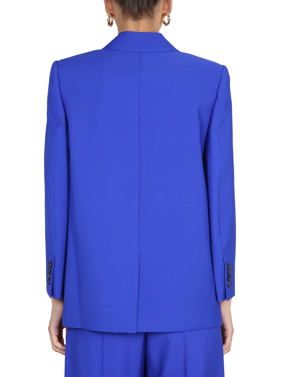 Alexander McQueen STRUCTURED DOUBLE-BREASTED JACKET Blauw