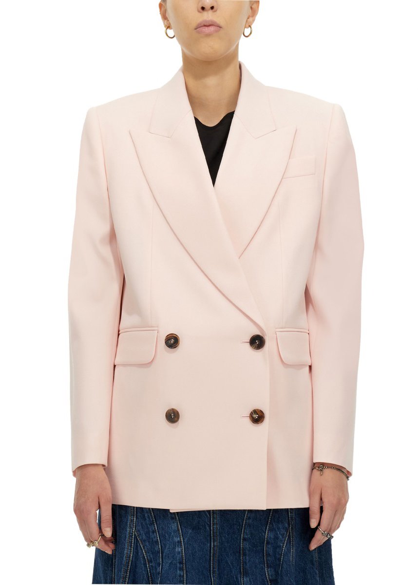 Alexander McQueen DOUBLE-BREASTED JACKET Roze