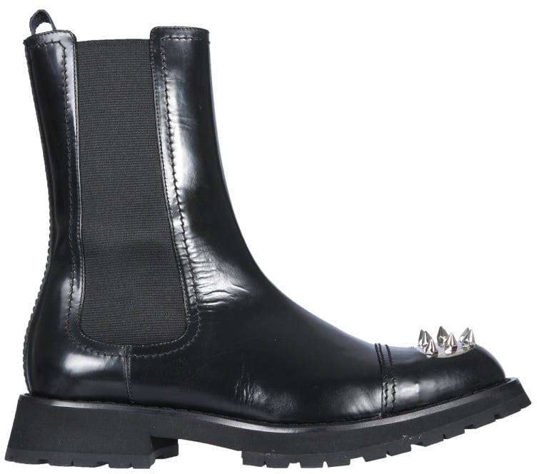 Alexander McQueen STUDDED BOOT Zwart