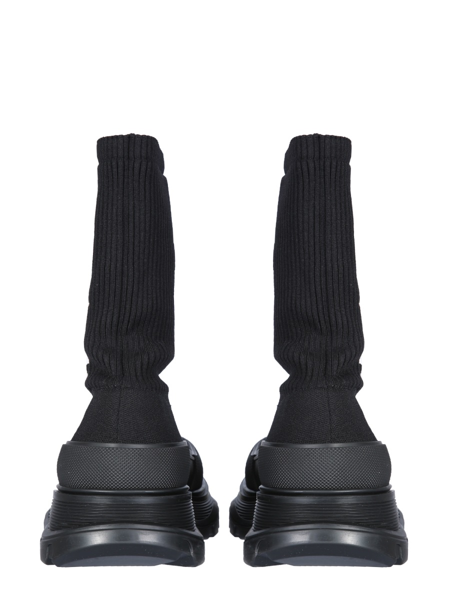 Alexander McQueen TREAD SLICK BOOT Zwart