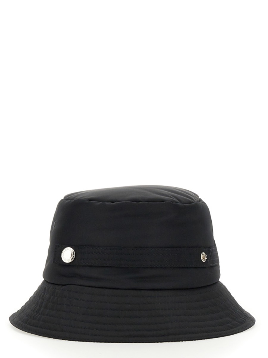 Alexander McQueen BUCKET HAT WITH LOGO Zwart