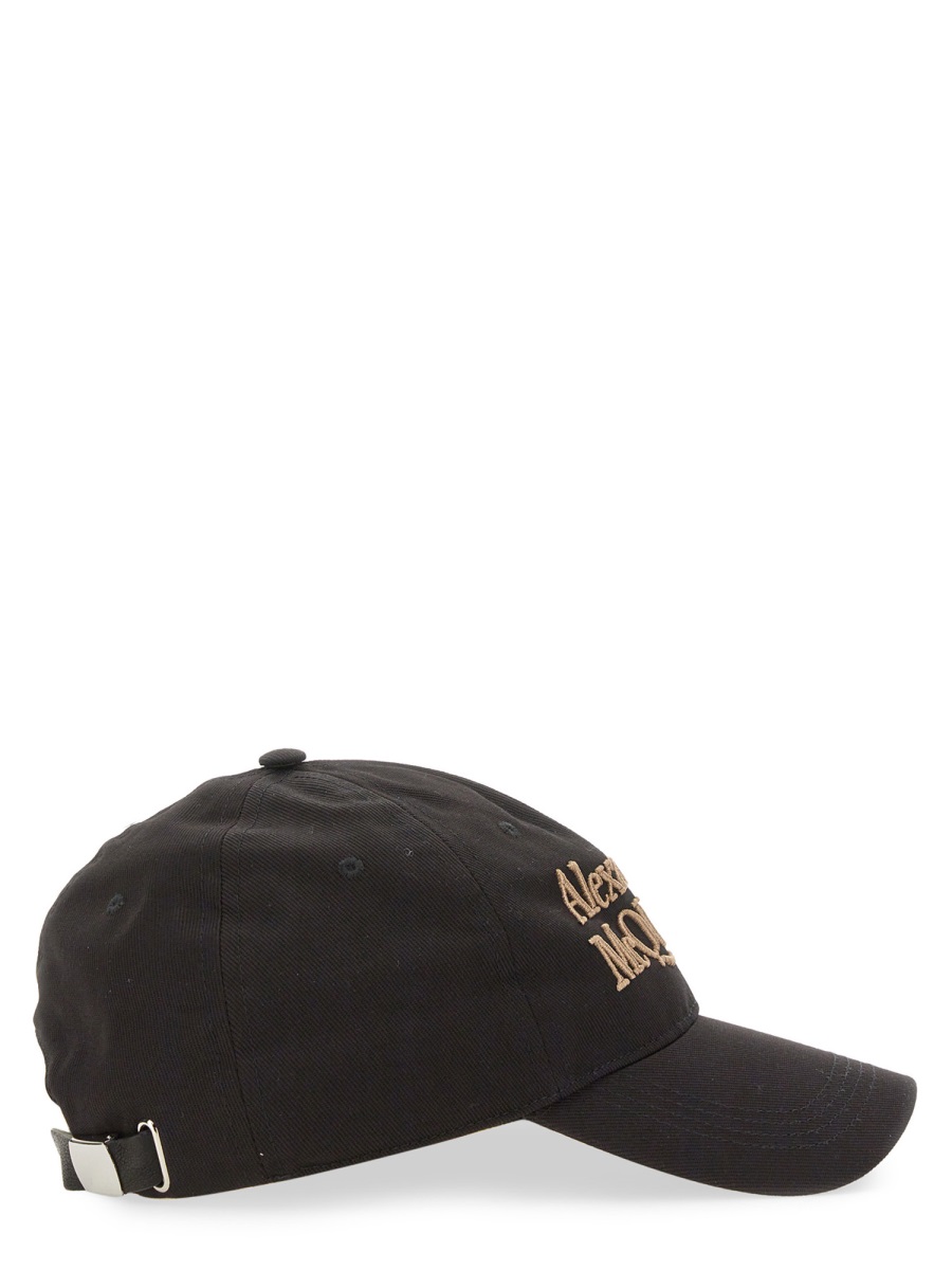 Alexander McQueen BASEBALL CAP Zwart